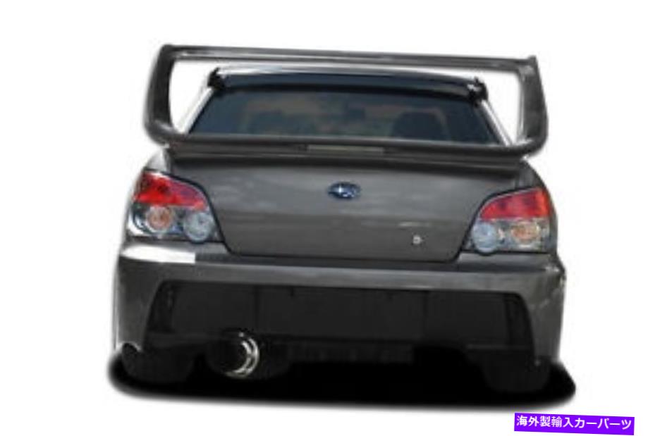 海外製 エアロパーツ 04-07 Subaru Impreza WRX sti z-Speed Rear Bumper 104168 FOR 04-07 SUBARU Impreza WRX STI Z-Speed Rear Bumper 104168