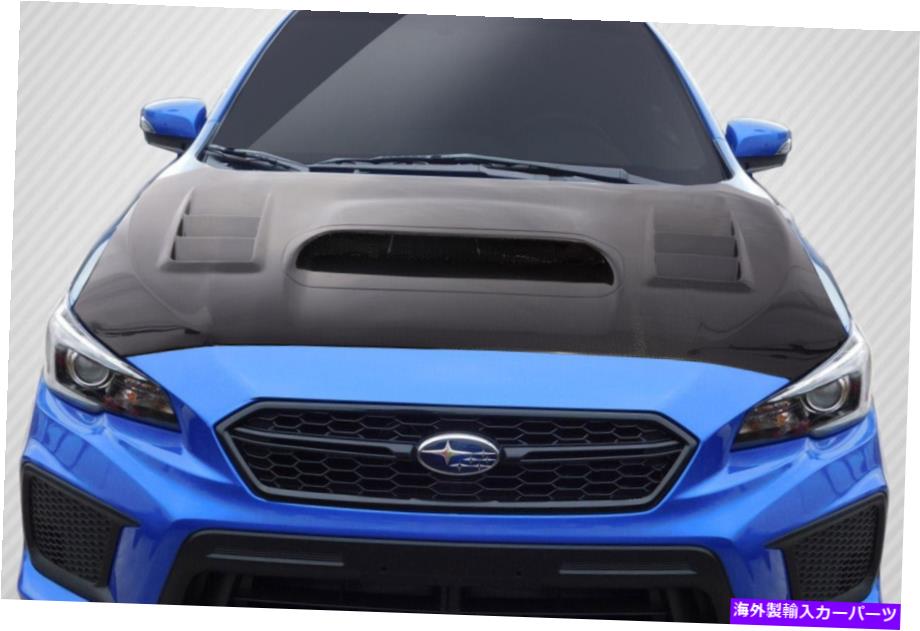 海外製 エアロパーツ 15-19のスバルWRXカーボンファイバーC-1フード114397 FOR 15-19 Subaru WRX Carbon Fiber C-1 Hood 114397