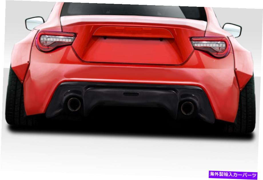 海外製 エアロパーツ 13-20 SCION FR-Sトヨタ86スバルBRZ GT500 V3リアディフューザー114985 FOR 13-20 Scion FR-S Toyota 86 Subaru BRZ GT500 V3 Rear Diffuser 114985
