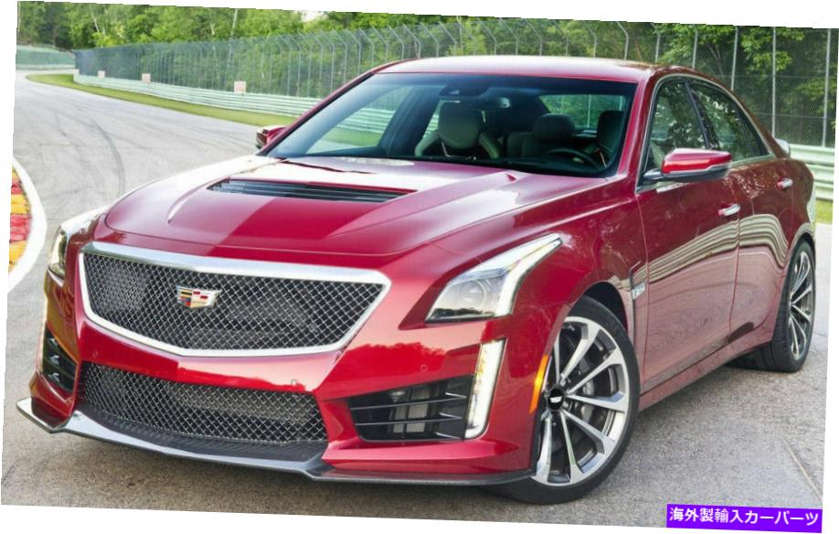 海外製 エアロパーツ CTS-Vスタイルフードw/カーボンファイバーセンターベント14-19キャデラックCTSセダンエアロ CTS-V Style Hood w/Carbon Fiber Center Vent for 14-19 Cadillac CTS Sedan AERO