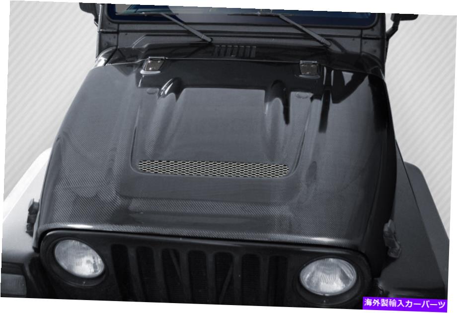 Us Custom Parts Shop USDM㤨ֳ ѡ 97-06Υץ󥰥顼ܥեСǮԸա113640 FOR 97-06 Jeep Wrangler Carbon Fiber Heat Reduction Hood 113640פβǤʤ856,570ߤˤʤޤ