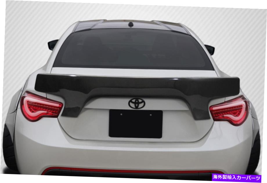 海外製 エアロパーツ 13-20 SCION FR-Sトヨタ86スバルBRZカーボンGT500 V2リアスポイラー115121 FOR 13-20 Scion FR-S Toyota 86 Subaru BRZ Carbon GT500 V2 Rear Spoiler 115121