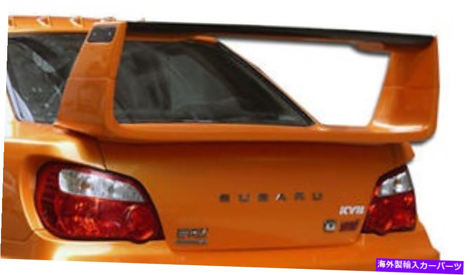 海外製 エアロパーツ 02-07 Subaru Impreza WRX STI 4DR C-GT WINGスポイラー105438 FOR 02-07 SUBARU Impreza WRX STI 4DR C-GT Wing Spoiler 105438