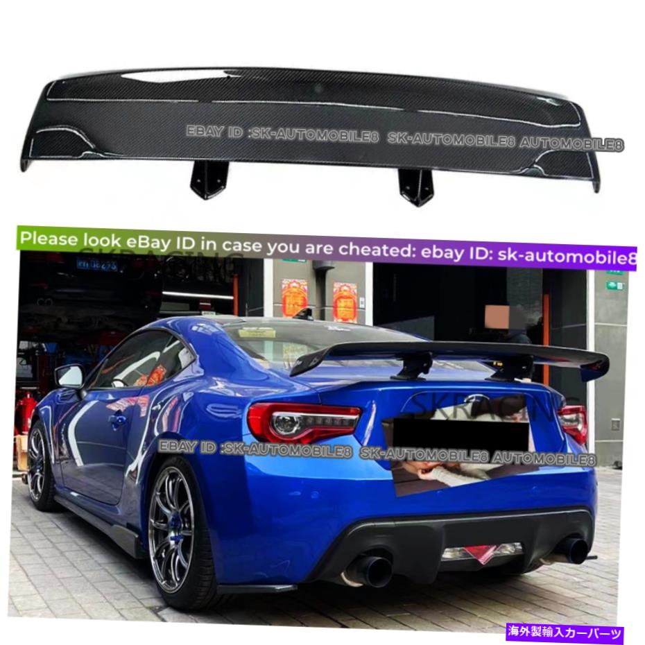 海外製 エアロパーツ カーボンファイバーリアトランクリップスポイラーウィング2013-20サイオンFRS GT86スバルBRZ Carbon Fiber Rear Trunk Lip Spoiler Wing For 2013-20 Scion FRS GT86 Subaru BRZ