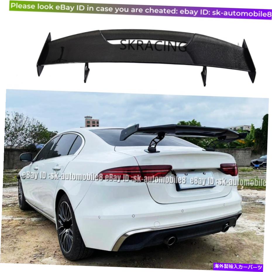 海外製 エアロパーツ カーボンファイバーリアスポイラーウィングGTスタイルJaguar Xe XEL Sedan 2015-2019に適しています Carbon Fiber Rear Spoiler Wing GT Style Fit For Jaguar XE XEL Sedan 2015-2019