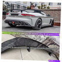 海外製 エアロパーツ 鍛造カーボンファイバーリアトランクスポイラーレーシングウィングジャガーFタイプ14+クーデター Forged Carbon Fiber R...