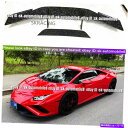 海外製 エアロパーツ 鍛造カーボンファイバーリアトランクスポイラーリップウィングフィットランボルギーニハラカンLP610 Forged Carbon Fiber...