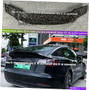 海外製 エアロパーツ 2017-2022 Tesla Model 3 Forged Carbon Fiber Rear Trunkネタバレ翼に適しています Fi...
