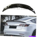 海外製 エアロパーツ テスラモデル3ウィングリアトランク2017-2021用の偽造カーボンファイバースポイラー Forged Carbon Fiber Spoi...