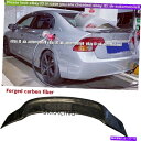 海外製 エアロパーツ 2006-2011 Honda Civic Forged Carbon Fiber Duckbill Lear Trunk Spoような翼...