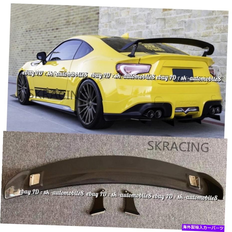 海外製 エアロパーツ 2013-2020 SCION FRS GT86 SUBARU BRZカーボンファイバーリアトランクスポイラーウィング For 2013-2020 Scion FRS GT86 Subaru BRZ Carbon Fiber Rear Trunk Spoiler Wing