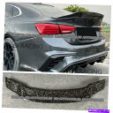 海外製 エアロパーツ 鍛造カーボンファイバーリアトランクスポイラーウィングフィットシボレーマリブXL 2012-2020 Forged Carbon Fiber...