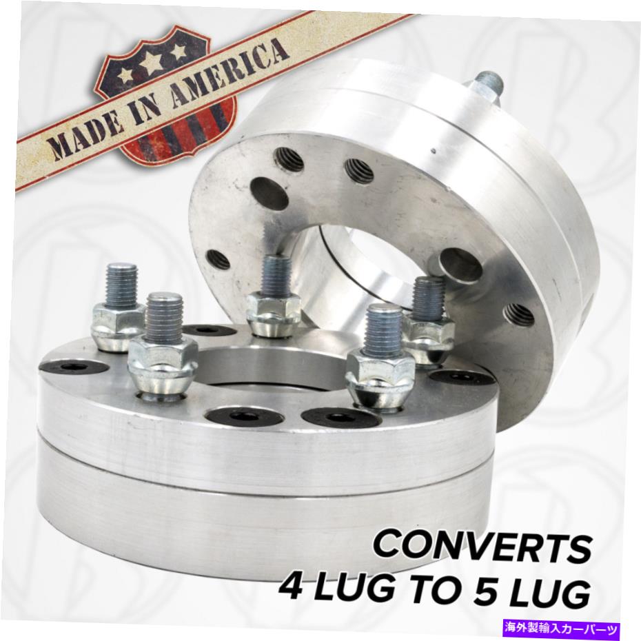 wheel adapter 2PC USAは4x140mmから5x100mmホイールアダプター1.75 