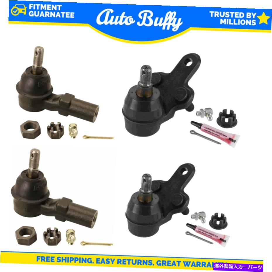 ボールジョイント ムーグ4 PCキットアウタータイロッドエンドローボールジョイントLH RHセットトヨタレ..