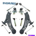 ボールジョイント 10PCSコントロールアームタイロッドリンクボールジョイントキットフィットトヨタハイランダー2008-2018 10Pcs Control Arms Tie Rods Links Ball Joint Kit Fit Toyota Highlander 2008-2018