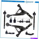ボールジョイント 95-200繊毛用のフロントローワーコントロールアームボールジョイントタイロッドサスペンションキット Front Lower Control Arm Ball Joint Tie Rod End Suspension Kit For 95-200 Cirrus(2)