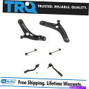 ボールジョイント TRQコントロールアームボールジョイントスウェイリンクタイロッドステアリングサスペンションキット6PC新しい TRQ Control Arms Ball Joints Sway Links Tie Rods Steering Suspension Kit 6pc New