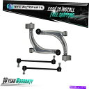 ボールジョイント 2フロントローワーコントロールアーム + 2004-2012シボレーマリブのフロントスウェイバーエンドリンク 2 Front Lower Control Arm + 2 Front Sway Bar End Link for 2004-2012 Chevy Malibu(2)