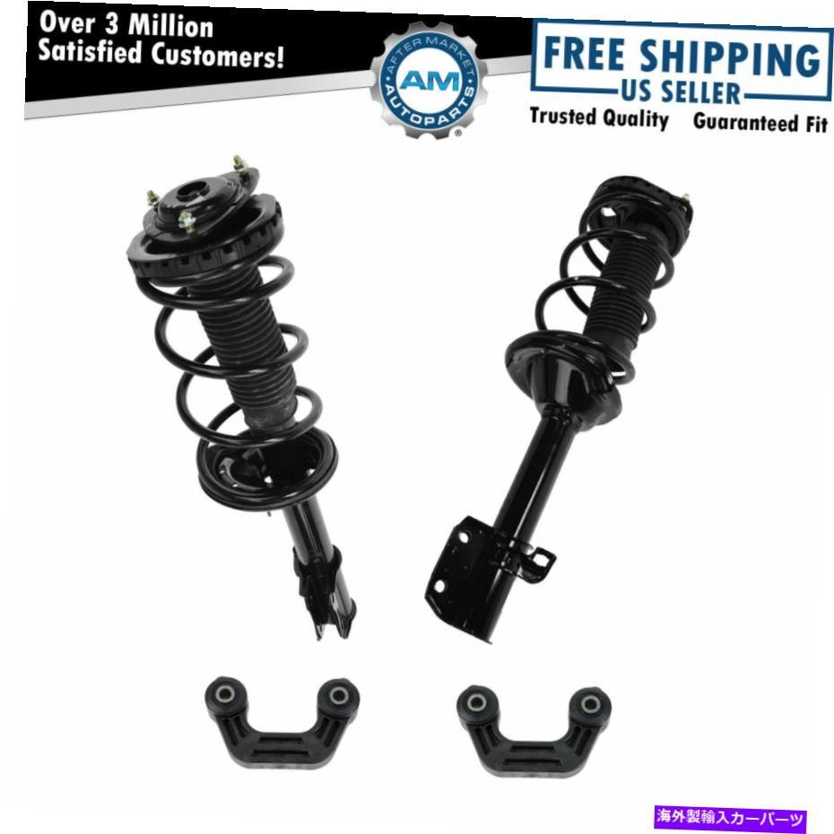 ܡ른祤 4PCꥢȥåȥץ󥰥֥Сɥ󥯥åSubaru Impreza 4pc Rear Strut Spring Assembly &Sway Bar End Link Kit for Subaru Impreza