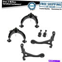 ボールジョイント 6ピースフロントサスペンションキットコントロールアームボールジョイントホンダアコードアキュラTSX 6 Piece Front Suspension Kit Control Arms Ball Joints for Honda Accord Acura TSX(2)