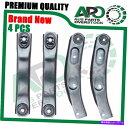 ボールジョイント ジープグランドチェロキーwj WG 4pcsの右上左上右右コントロールアーム Front Lower Upper Left Right Con...