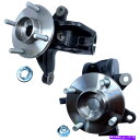 ボールジョイント 左&右フロントステアリングナックルハブアセンブリセット| 2006-2011フォードフォーカス Left & Right Front Steering Knuckle Hub Assembly Set | 2006-2011 Ford Focus(2)