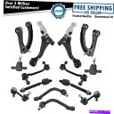 ボールジョイント フロントコントロールアームボールジョイントスウェイバーリンクタイロッドステアリングサスペンションキット14pc Front Control A...