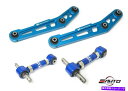 {[WCg ~[K^CvII 4PCALo[ +VrbN92-95f\̉Rg[A[ - u[ MEGAN Type II 4pc Rear Camber + Lower Control Arm for Civic 92-95 Del Sol - Blue