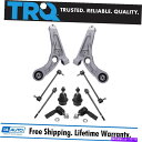 ボールジョイント TRQフロントローワーコントロールアームボールジョイントタイロッドリンク14-18ジープチェロキー TRQ Front Lower Control Arms Ball Joints Tie Rods Links Fits 14-18 Jeep Cherokee(2)