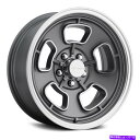 ホイール 4本セット ビジョン148シフトホイール15x8(0、5x139.7、87.1)4の灰色のリムセット Vision 148 SHIFT Wheels ...