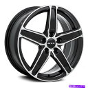 ホイール 4本セット RTXフロストホイール17x7(42、5x114.3、64.1)4のブラックリムセット RTX FROST Wheels 17x7 (42...