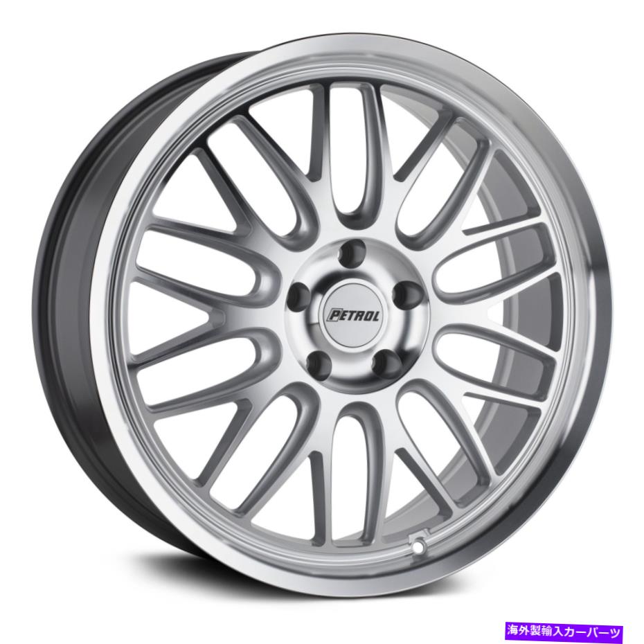 ۥ롡4ܥå P4Cۥ16x7405x114.376.14ΥСॻå Petrol P4C Wheels 16x7 (40, 5x114.3, 76.1) Silver Rims Set of 4