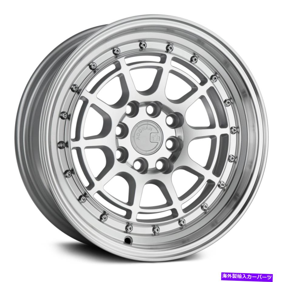 Aodhan AH04 Wheels 18x9.5 (30, 5x114.3, 73.1) Silver Rims Set of 4カテゴリホイール　4本セット状態新品メーカー車種発送詳細全国一律 送料無料 （※北海道、沖縄、離島は省く）商品詳細輸入商品の為、英語表記となります。Condition: NewBrand: AodhanManufacturer Part Number: AH0418955114330SMFOther Part Number: 1634981361Product Type: Custom WheelsProduct SubType: All Custom WheelsRims Quantity: 4UPC: 717416629151Finish: Silver with Machined Face and LipSpoke style: Spider-spokeRim Width: 9.5"Max Load: 1575Style: AH04Material: AluminumColor: SilverMPN: AH0418955114330SMFRim Diameter: 18Product Width: 9.5Number of Bolts: 5Load Index: 96Product Size: 18x9.5Hub Bore: 73.1Offset: 30Rim Structure: One PieceRim Material: AluminumIMPORTANT NOTE: Additional Products are not included(caps,rings,etc)《ご注文前にご確認ください》■海外輸入品の為、NC・NRでお願い致します。■取り付け説明書は基本的に付属しておりません。お取付に関しましては専門の業者様とご相談お願いいたします。■通常2〜4週間でのお届けを予定をしておりますが、天候、通関、国際事情により輸送便の遅延が発生する可能性や、仕入・輸送費高騰や通関診査追加等による価格のご相談の可能性もございますことご了承いただいております。■海外メーカーの注文状況次第では在庫切れの場合もございます。その場合は弊社都合にてキャンセルとなります。■配送遅延、商品違い等によってお客様に追加料金が発生した場合や取付け時に必要な加工費や追加部品等の、商品代金以外の弊社へのご請求には一切応じかねます。■弊社は海外パーツの輸入販売業のため、製品のお取り付けや加工についてのサポートは行っておりません。専門店様と解決をお願いしております。■大型商品に関しましては、配送会社の規定により個人宅への配送が困難な場合がございます。その場合は、会社や倉庫、最寄りの営業所での受け取りをお願いする場合がございます。■輸入消費税が追加課税される場合もございます。その場合はお客様側で輸入業者へ輸入消費税のお支払いのご負担をお願いする場合がございます。■商品説明文中に英語にて”保証”関する記載があっても適応はされませんのでご了承ください。■海外倉庫から到着した製品を、再度国内で検品を行い、日本郵便または佐川急便にて発送となります。■初期不良の場合は商品到着後7日以内にご連絡下さいませ。■輸入商品のためイメージ違いやご注文間違い当のお客様都合ご返品はお断りをさせていただいておりますが、弊社条件を満たしている場合はご購入金額の30％の手数料を頂いた場合に限りご返品をお受けできる場合もございます。(ご注文と同時に商品のお取り寄せが開始するため)（30％の内訳は、海外返送費用・関税・消費全負担分となります）■USパーツの輸入代行も行っておりますので、ショップに掲載されていない商品でもお探しする事が可能です。お気軽にお問い合わせ下さいませ。[輸入お取り寄せ品においてのご返品制度・保証制度等、弊社販売条件ページに詳細の記載がございますのでご覧くださいませ]&nbsp;