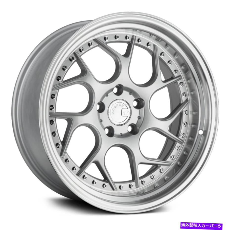 Aodhan DS01 Wheels 18x9.5 (30, 5x114.3, 73.1) Silver Rims Set of 4カテゴリホイール　4本セット状態新品メーカー車種発送詳細全国一律 送料無料 （※北海道、沖縄、離島は省く）商品詳細輸入商品の為、英語表記となります。Condition: NewBrand: AodhanManufacturer Part Number: DS118955114330SMLOther Part Number: 1634981504Product Type: Custom WheelsProduct SubType: All Custom WheelsRims Quantity: 4UPC: 717416627256Finish: Silver with Machined Lip and Chrome RivetsSpoke style: Spiral-spokeRim Width: 9.5"Max Load: 1521Material: AluminumColor: SilverMPN: DS118955114330SMLStyle: DS01Rim Diameter: 18Product Width: 9.5Number of Bolts: 5Load Index: 95Product Size: 18x9.5Hub Bore: 73.1Offset: 30Rim Structure: One PieceRim Material: AluminumIMPORTANT NOTE: Additional Products are not included(caps,rings,etc)《ご注文前にご確認ください》■海外輸入品の為、NC・NRでお願い致します。■取り付け説明書は基本的に付属しておりません。お取付に関しましては専門の業者様とご相談お願いいたします。■通常2〜4週間でのお届けを予定をしておりますが、天候、通関、国際事情により輸送便の遅延が発生する可能性や、仕入・輸送費高騰や通関診査追加等による価格のご相談の可能性もございますことご了承いただいております。■海外メーカーの注文状況次第では在庫切れの場合もございます。その場合は弊社都合にてキャンセルとなります。■配送遅延、商品違い等によってお客様に追加料金が発生した場合や取付け時に必要な加工費や追加部品等の、商品代金以外の弊社へのご請求には一切応じかねます。■弊社は海外パーツの輸入販売業のため、製品のお取り付けや加工についてのサポートは行っておりません。専門店様と解決をお願いしております。■大型商品に関しましては、配送会社の規定により個人宅への配送が困難な場合がございます。その場合は、会社や倉庫、最寄りの営業所での受け取りをお願いする場合がございます。■輸入消費税が追加課税される場合もございます。その場合はお客様側で輸入業者へ輸入消費税のお支払いのご負担をお願いする場合がございます。■商品説明文中に英語にて”保証”関する記載があっても適応はされませんのでご了承ください。■海外倉庫から到着した製品を、再度国内で検品を行い、日本郵便または佐川急便にて発送となります。■初期不良の場合は商品到着後7日以内にご連絡下さいませ。■輸入商品のためイメージ違いやご注文間違い当のお客様都合ご返品はお断りをさせていただいておりますが、弊社条件を満たしている場合はご購入金額の30％の手数料を頂いた場合に限りご返品をお受けできる場合もございます。(ご注文と同時に商品のお取り寄せが開始するため)（30％の内訳は、海外返送費用・関税・消費全負担分となります）■USパーツの輸入代行も行っておりますので、ショップに掲載されていない商品でもお探しする事が可能です。お気軽にお問い合わせ下さいませ。[輸入お取り寄せ品においてのご返品制度・保証制度等、弊社販売条件ページに詳細の記載がございますのでご覧くださいませ]&nbsp;