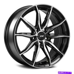 ホイール　4本セット Dai Alloys DW115 FRINCING WHEELS 15x6.5（38、5x114.3、67.1）4のブラックリムセット DAI Alloys DW115 FRANTIC Wheels 15x6.5 (38, 5x114.3, 67.1) Black Rims Set of 4