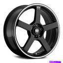 ホイール　4本セット Motegi Racing MR116ホイール17x7（40、5x114.3、72.56）4のブラックリムセット Motegi Racing MR116 Wheels 17x7 (40, 5x114.3, 72.56) Black Rims Set of 4