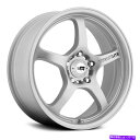 ホイール 4本セット Motegi Racing MR131 Traklite Wheels 17x7(45、5x112、72.56)4のシルバーリムセット M...
