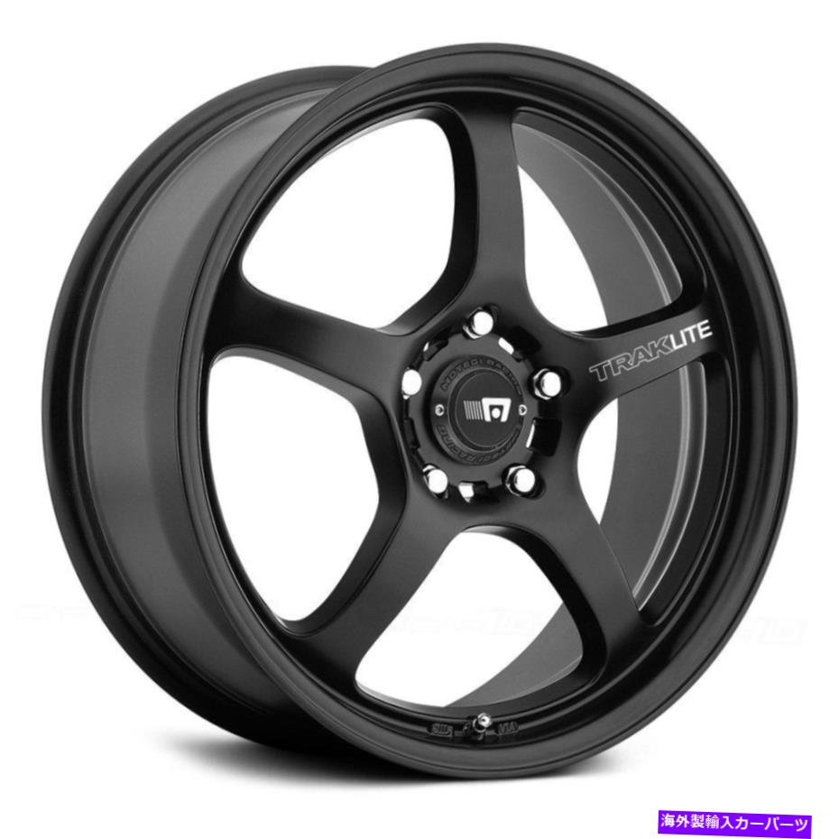 ホイール　4本セット Motegi Racing MR131 Traklite Wheels 17x7（45、5x112、72.56）4のブラックリムセット Motegi Racing MR131 TRAKLITE Wheels 17x7 (45, 5x112, 72.56) Black Rims Set of 4