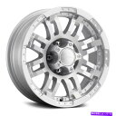 ホイール 4本セット ビジョン375ウォリアーホイール16x6(0、8x165.1、124.5)4のシルバーリムセット Vision 375 WARRIOR W...