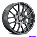 ホイール 4本セット Voxx orsoホイール17x8(40、5x114.3、73.1)4のガンメタルリムセット Voxx ORSO Wheels 17x8 (40, 5x114.3, 73.1) Gunmetal Rims Set of 4(2)