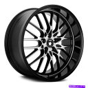 ホイール　4本セット Konig Lace Wheels 17x7（40、5x114.3、73.1）4のブラックリムセット Konig LACE Wheels 17x7 (40, 5x114.3, 73.1) Black Rims Set of 4