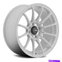ホイール 4本セット Konig Dialin Wheels 15x7(35、4x100、73.1)4の白いリムセット Konig DIAL-IN Wheels...