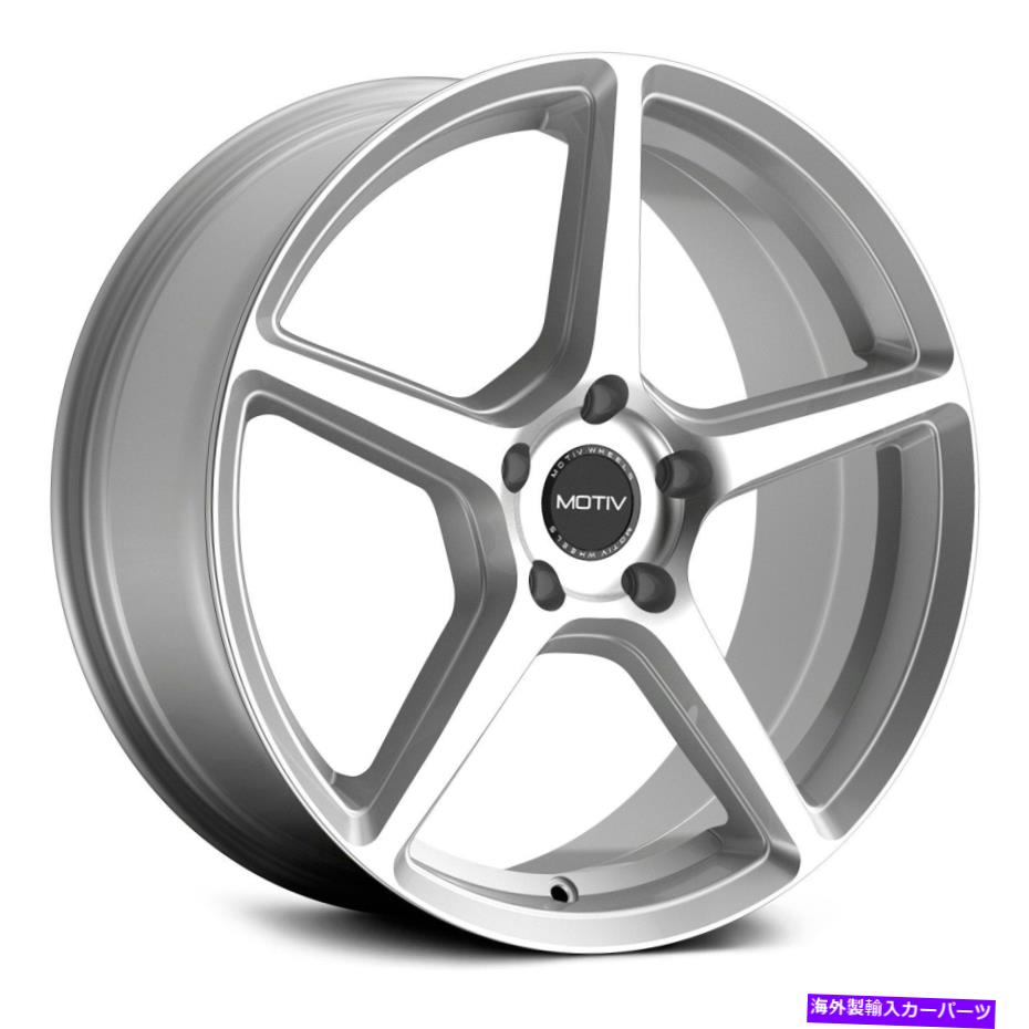 ホイール　4本セット Motiv 433msブレードホイール17x7.5（40、5x112、73.1）シルバーリムセット4 Motiv 433MS BLADE Wheels 17x7.5 (40, 5x112, 73.1) Silver Rims Set of 4