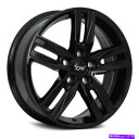 ホイール　4本セット Dai Alloys DW90プライムホイール18x8（45、5x114.3、73.1）4のブラックリムセット DAI Alloys DW90 PRIME Wheels 18x8 (45, 5x114.3, 73.1) Black Rims Set of 4