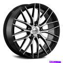 ホイール　4本セット Dai Alloys DW83 Rennsport Wheels 18x8（45、5x114.3、73.1）4のブラックリムセット DAI Alloys DW83 RENNSPORT Wheels 18x8 (45, 5x114.3, 73.1) Black Rims Set of 4