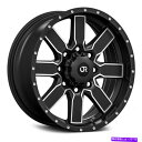 ホイール 4本セット RTXステップホイール18x9(15、8x180、125)4のブラックリムセット RTX STEPPE Wheels 18x9 (15, ...