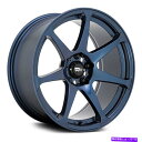 ホイール 4本セット Motegi Racing MR154バトルホイール17x8(43、5x100、72.56)4の青いリムセット Motegi Racing...
