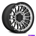 ホイール 4本セット KMC KM542インパクトホイール17x9(18、6x139.7、106.1)4のブラックリムセット KMC KM542 IMPACT Wheels 17x9 (18, 6x139.7, 106.1) Black Rims Set of 4(2)