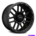 ホイール 4本セット ビジョン111ネメシスホイール17x9(-12、8x165.1、125.2)4のブラックリムセット Vision 111 NEMESIS ...