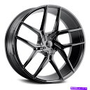 ホイール 4本セット 2crave番号51ホイール18x8(35、5x100、72.56)4のブラックリムセット 2Crave NUMBER 51 Wheels...